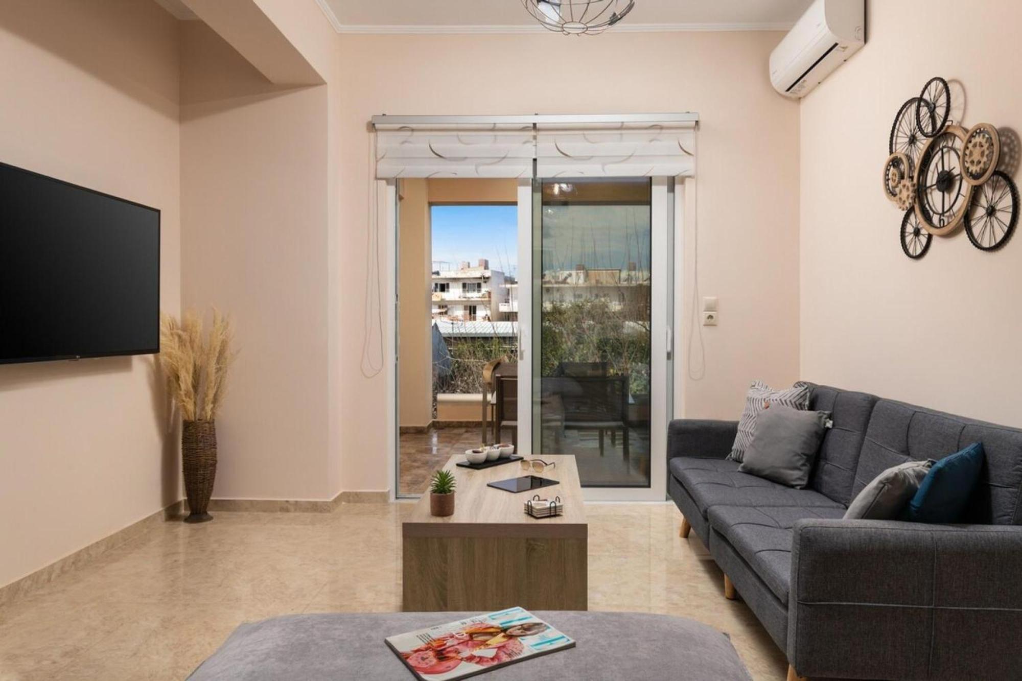 Harmony Apartment In Chania Chrissi Akti Chania Exterior foto
