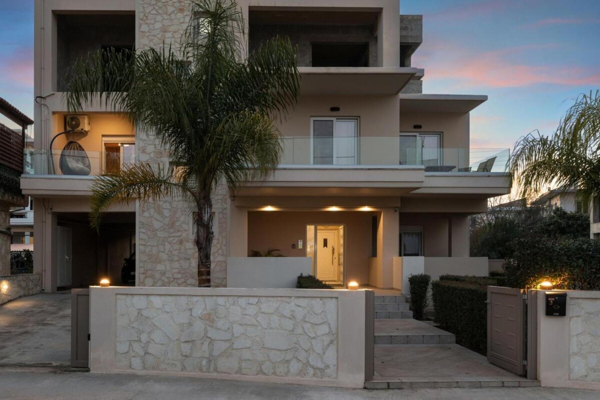 Harmony Apartment In Chania Chrissi Akti Chania Exterior foto